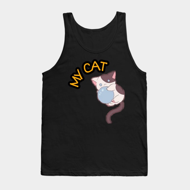 my cat therapist Tank Top by see mee